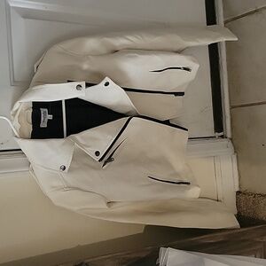 White Leather Jacket